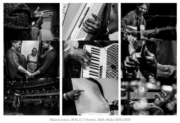 Sharon Jones, 2014, CJ Chenier, 2025, Blake Mills 2025